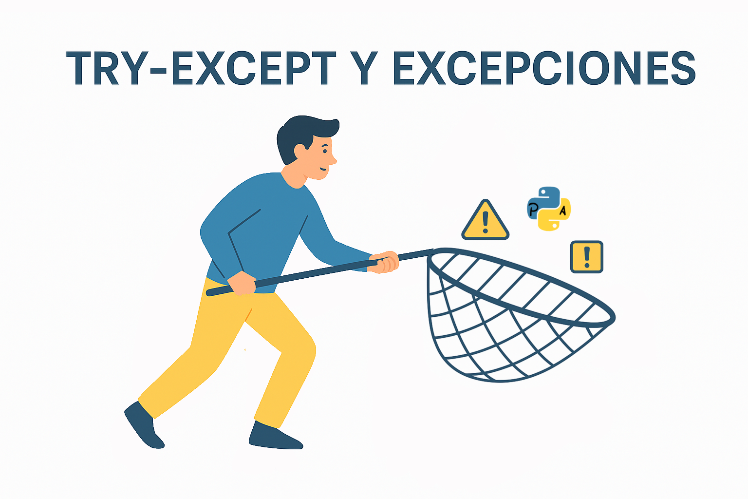 Try except excepciones en python