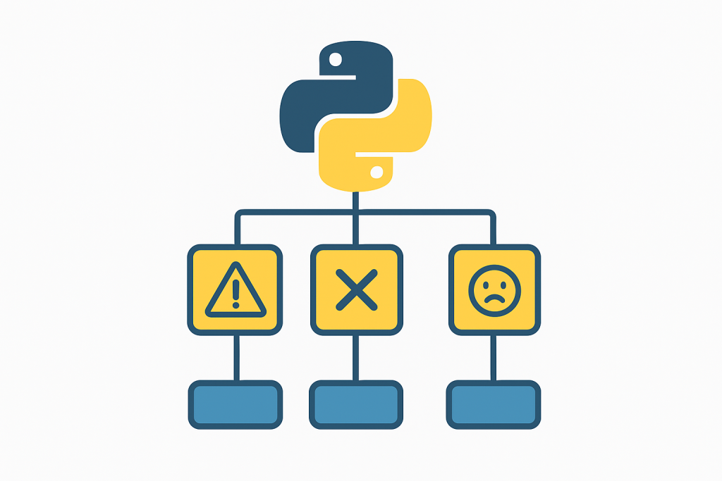 múltiples excepciones en python