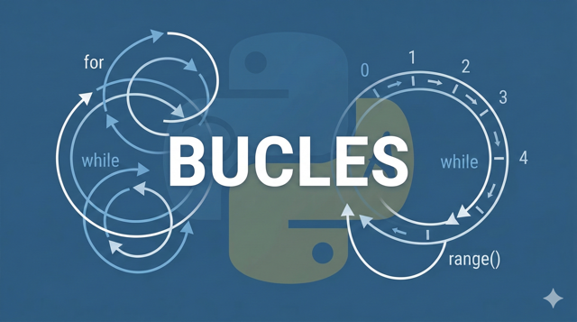 bucles en python horizontal en tamaño mediano